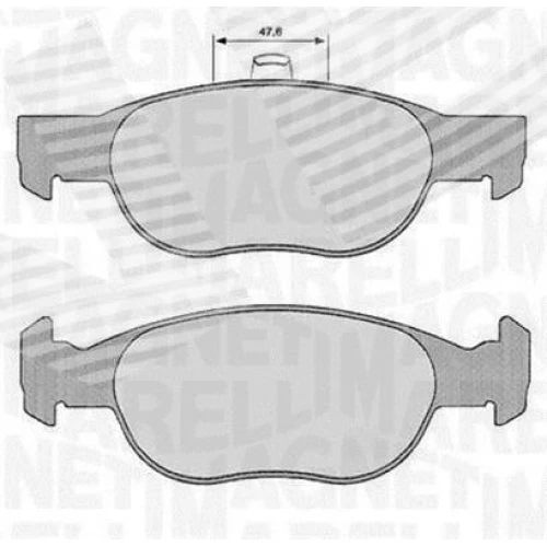 BRAKE PADS FOR DISC BRAKES - 0