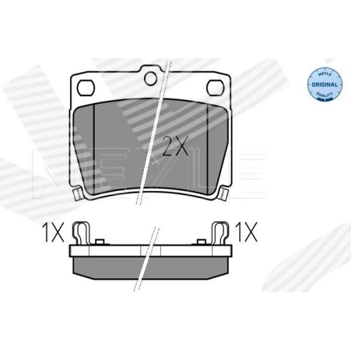 BRAKE PADS FOR DISC BRAKES - 0