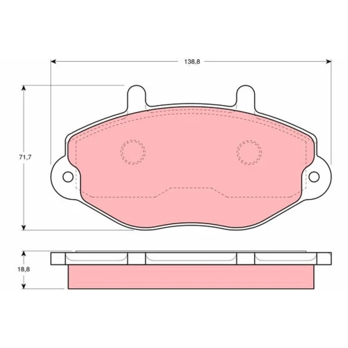 BRAKE PADS FOR DISC BRAKES - 0