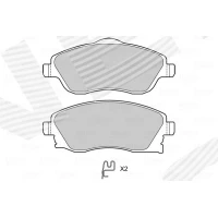 Brake pads for disc brakes