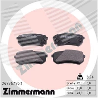 Brake pads for disc brakes