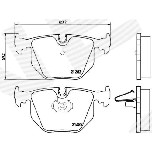 BRAKE PADS FOR DISC BRAKES - 0