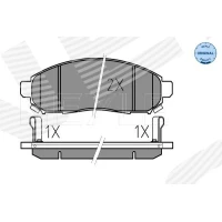 Brake pads for disc brakes