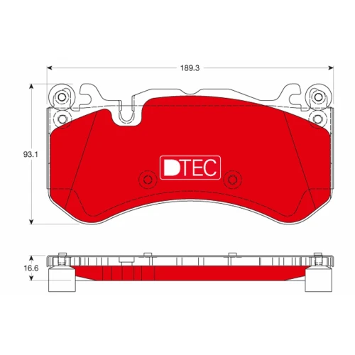 BRAKE PADS FOR DISC BRAKES - 0