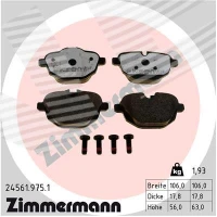 Brake pads for disc brakes