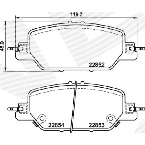 BRAKE PADS FOR DISC BRAKES - 0