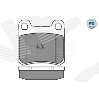 Brake pads for disc brakes