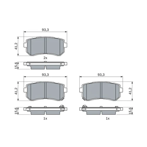 BRAKE PADS FOR DISC BRAKES - 4