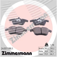 Brake pads for disc brakes