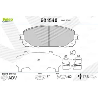 Brake pads for disc brakes