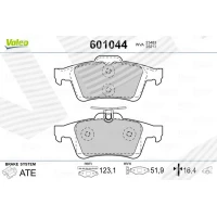 Brake pads for disc brakes