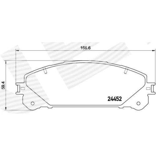 BRAKE PADS FOR DISC BRAKES - 0