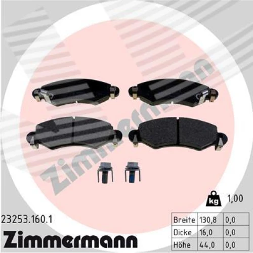 BRAKE PADS FOR DISC BRAKES - 0