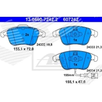 Brake pads for disc brakes