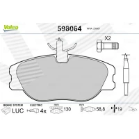 Brake pads for disc brakes