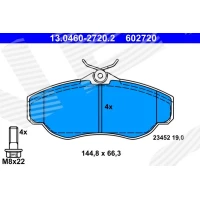 Brake pads for disc brakes