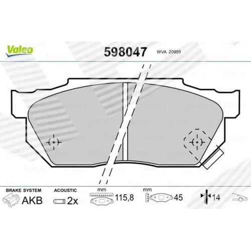 BRAKE PADS FOR DISC BRAKES - 0