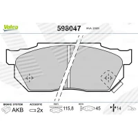 Brake pads for disc brakes