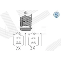 Brake pads for disc brakes