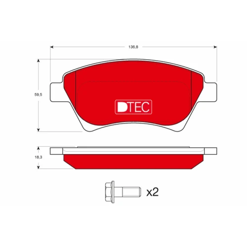 BRAKE PADS FOR DISC BRAKES - 0