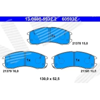 Brake pads for disc brakes