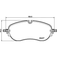 Brake pads for disc brakes