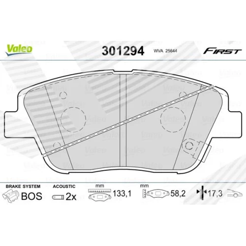 BRAKE PADS FOR DISC BRAKES - 0