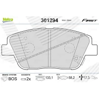 Brake pads for disc brakes