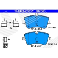 Brake pads for disc brakes