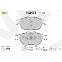 Brake pads for disc brakes