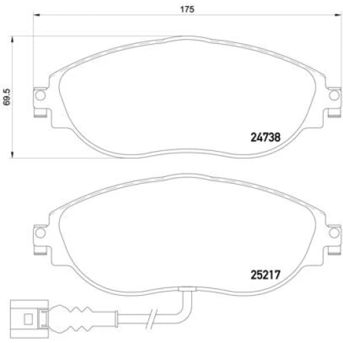 BRAKE PADS FOR DISC BRAKES - 0