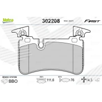 Brake pads for disc brakes