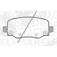 Brake pads for disc brakes