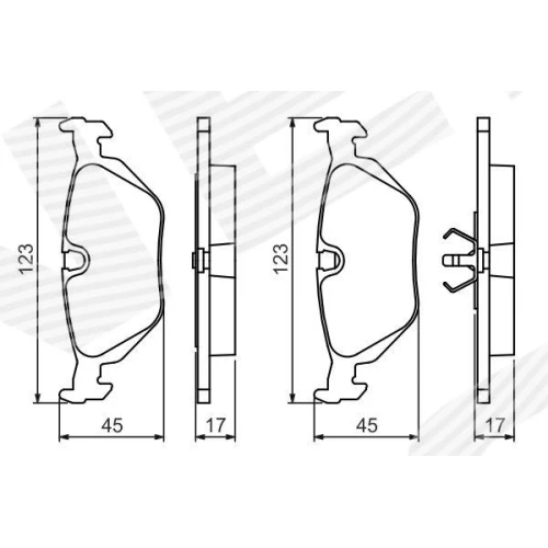 BRAKE PADS FOR DISC BRAKES - 4