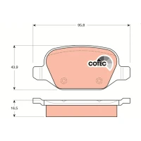 Brake pads for disc brakes