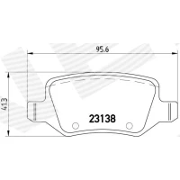 Brake pads for disc brakes