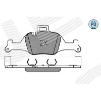 Brake pads for disc brakes