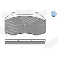 Brake pads for disc brakes