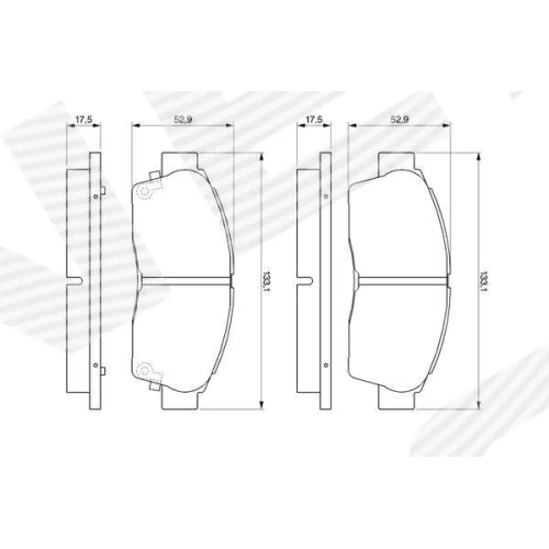 BRAKE PADS FOR DISC BRAKES - 4