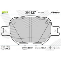 Brake pads for disc brakes