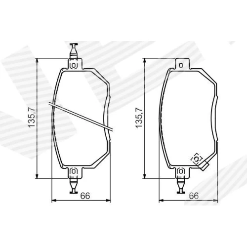 BRAKE PADS FOR DISC BRAKES - 0