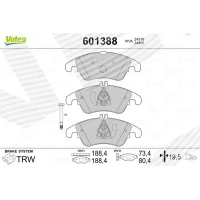 Brake pads for disc brakes