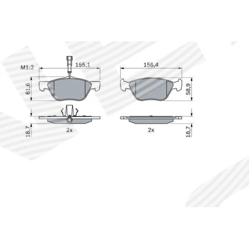 BRAKE PADS FOR DISC BRAKES - 4