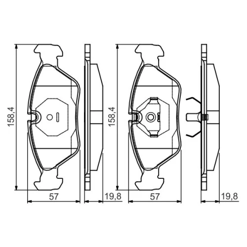 BRAKE PADS FOR DISC BRAKES - 0