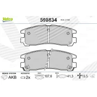 Brake pads for disc brakes