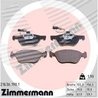 Brake pads for disc brakes