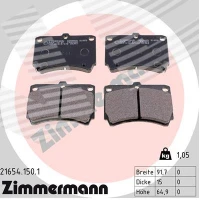 Brake pads for disc brakes