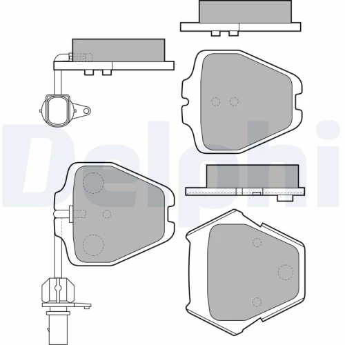 BRAKE PADS FOR DISC BRAKES - 0