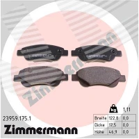 Brake pads for disc brakes