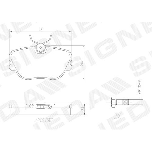 BRAKE PADS FOR DISC BRAKES - 0